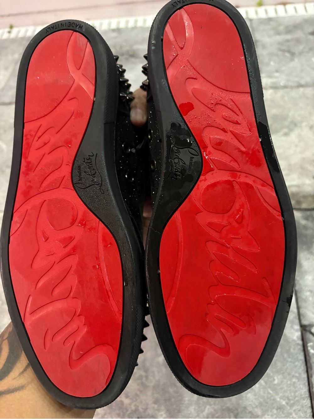 Louis Junior Spikes by Christian Louboutin